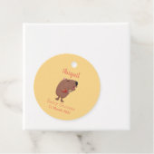 Niedliche singende Capybara ukulele Cartoon Illust Geschenkanhänger (Beispiel)