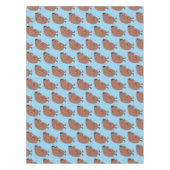 Niedliche singende Capybara ukulele Cartoon Illust Tischdecke (Vorderseite)