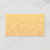 Niedliche singende Capybara ukulele Cartoon Illust Visitenkarte (Rückseite)