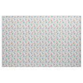 Niedliche Sinterklaas und Muster auf blau Stoff (Yard (91,4 cm))
