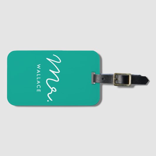 Niedliche Sitte Gepäckanhänger (Vorderseite (Horizontal))