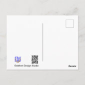 Niedliche Sitzen Eichhörnchen-DIY Postkarte (Rückseite)