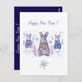 niedliche Sitzkarte Postkarte (Vorne/Hinten)