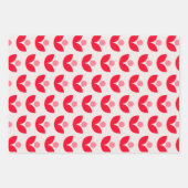 Niedliche skandinavische botanische Geometrie Art Geschenkpapier Set (Vorderseite)