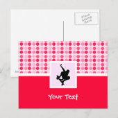 Niedliche Skateboard Postkarte (Vorne/Hinten)