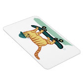 Niedliche Skateboarding Kitty Cat Magnet (Rechte Seite)