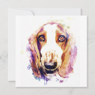 Niedliche Skizze für Hunde im Basset
