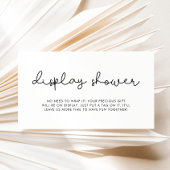 Niedliche Skriptanzeige Begleitkarte