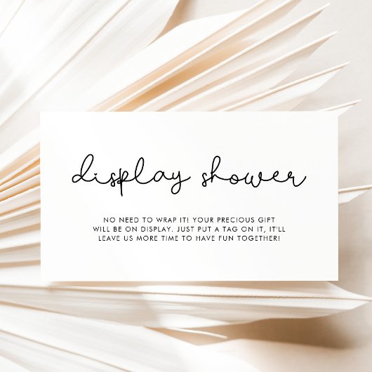 Niedliche Skriptanzeige Begleitkarte