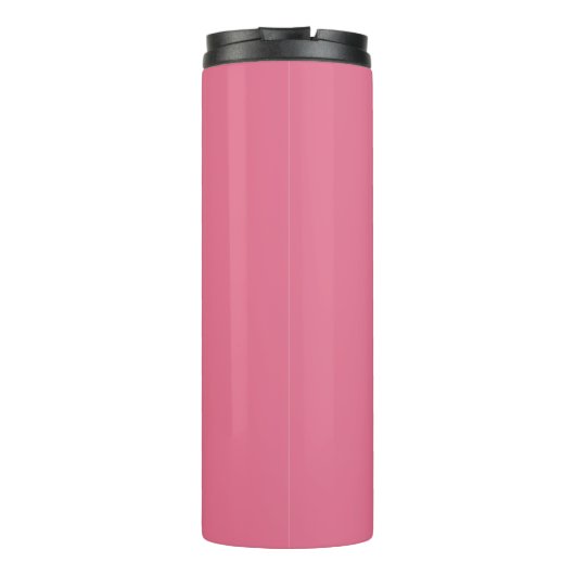 Niedliche Skripttypografie Name Bright Pink Thermosbecher (Rückseite)