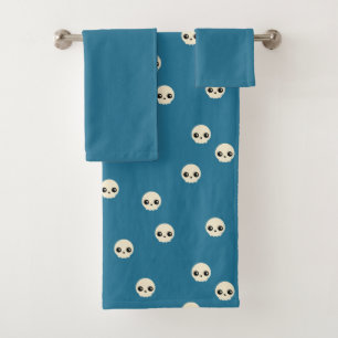 Niedliche Skulpturen Badetuch Set