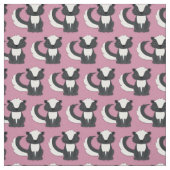 Niedliche Skunken Kinder rosa Stoff (Muster)
