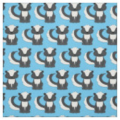 Niedliche Skunks Kids Blue Stoff (Muster)
