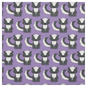 Niedliche Skunks Kinder Lila Stoff (Muster)