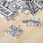 Niedliche slawische Folklorekunst Nests Puppen Erw Puzzle (Seite)