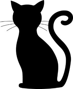 Katzen Silhouette Haustier Wohndekoration Haustierzubehor Zazzle De