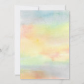 Niedliche Sloth Baby-Dusche Einladung (Rückseite)