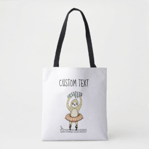 Niedliche Sloth Ballet Totasche Tasche