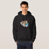 Niedliche Sloth Cloud Hoodie (Vorne ganz)