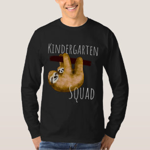 Niedliche Sloth Mum und Baby Kindergarten Squad Ba T-Shirt