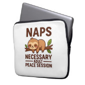 Niedliche Sloth-Nickerchen - Notwendige Erwachsene Laptopschutzhülle (Vorderseite Links)