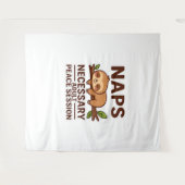 Niedliche Sloth-Nickerchen - Notwendige Erwachsene Wandteppich (Vorderseite (Horizontal))