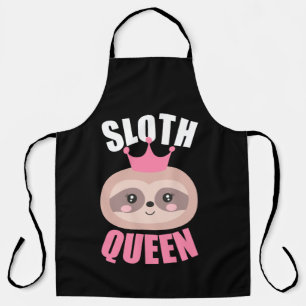Niedliche Sloth Queen Schürze