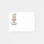 Niedliche Sloth Sticky Notes Post-it Klebezettel (Vorderseite)