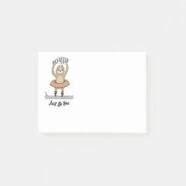 Niedliche Sloth Sticky Notes Post-it Klebezettel