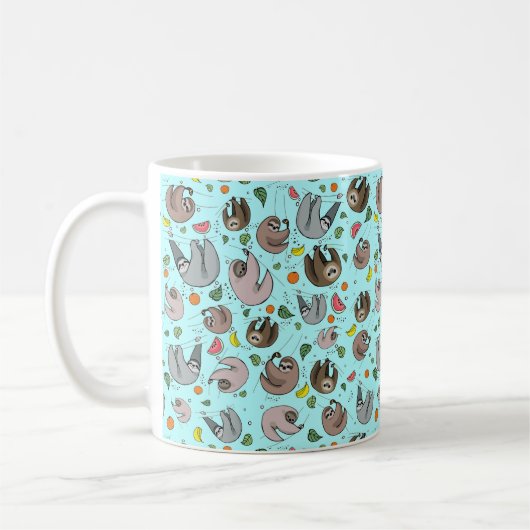 Niedliche Sloth-Tasse Kaffeetasse (Links)
