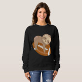 Niedliche Slothalle Sweatshirt (Vorne ganz)