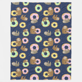 Niedliche Sloths Fleece Blanket