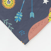 Niedliche Sloths Fleece Blanket (Ecke)