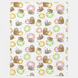 Niedliche Sloths Fleece Blanket