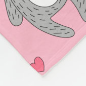 Niedliche Sloths Fleece Blanket (Ecke)