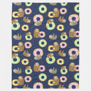 Niedliche Sloths Fleece Blanket
