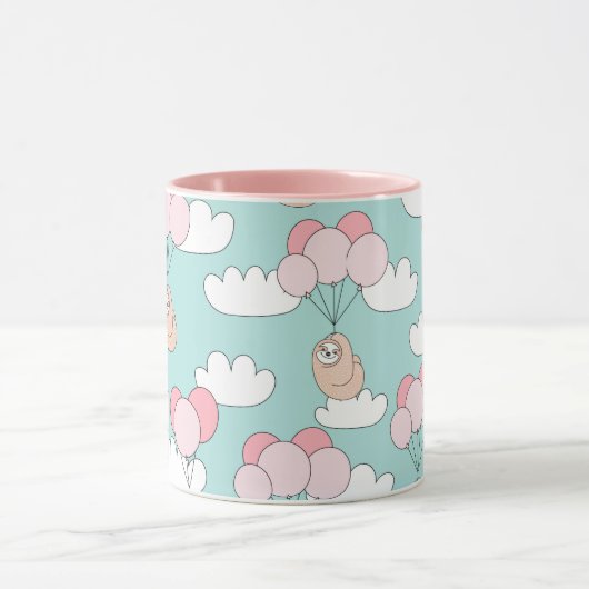 Niedliche Sloths Tasse (Zentrum)