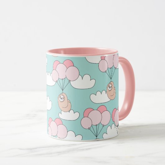 Niedliche Sloths Tasse (VorderseiteRechts)