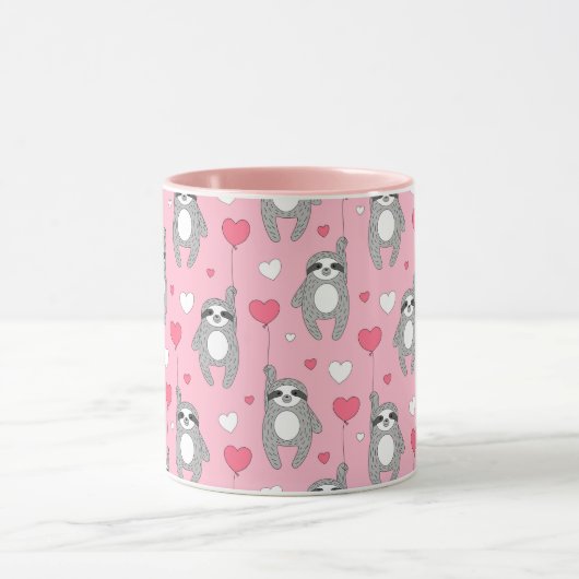 Niedliche Sloths Tasse (Zentrum)