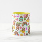 Niedliche Sloths Tasse (Zentrum)