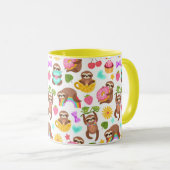 Niedliche Sloths Tasse (VorderseiteRechts)