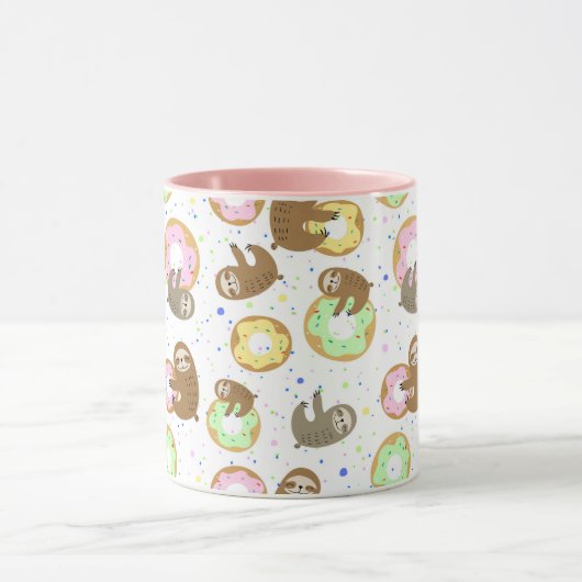 Niedliche Sloths Tasse (Zentrum)