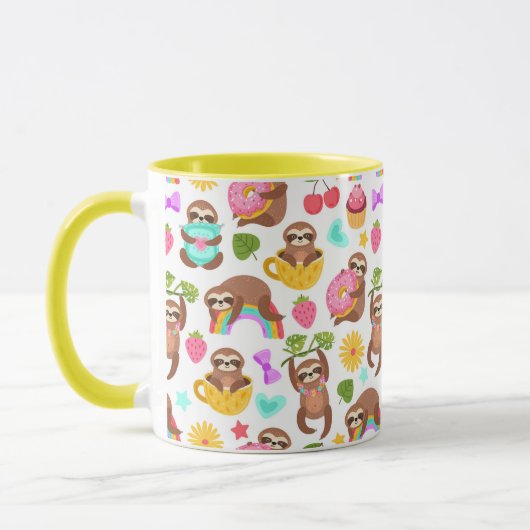 Niedliche Sloths Tasse (Links)