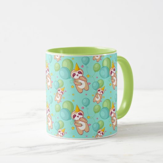 Niedliche Sloths Tasse (VorderseiteRechts)