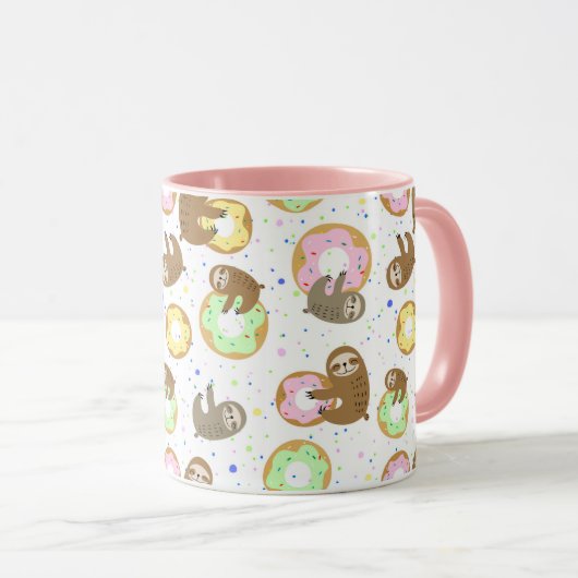 Niedliche Sloths Tasse (VorderseiteRechts)