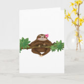 Niedliche Slotkarte Karte (Gelbe Blume)