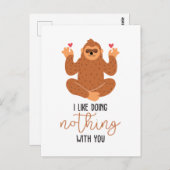 Niedliche Slotmediation Postkarte (Vorne/Hinten)