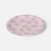 Niedliche Slotpapier-Teller Pappteller (Schrägansicht)