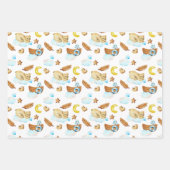 Niedliche Slots auf Fahrrädern Geschenkpapier Set (Vorderseite 2)