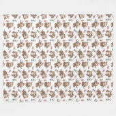 Niedliche Slots Fleecedecke (Vorderseite (Horizontal))